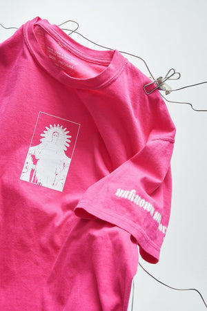 UNKNOWN MEMORY T-SHIRT (WASHED MAGENTA)