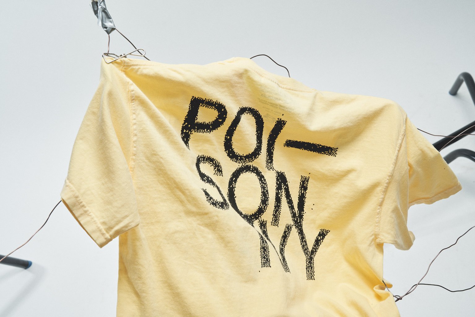 POISON IVY T-SHIRT (WASHED YELLOW)
